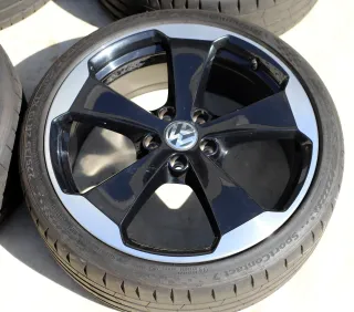 19 Zoll Glendale VW Alufelgen Sommerrad OEM 7,5x19 5k0601025ab Continental 4-5mm - Bild 4