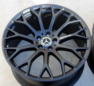21 Zoll Original Mercedes AMG SL R232 43 53 55 63 A2324012700 A2324012800 9,5Jx21 ET56 + 11Jx21 ET67 Schwarz-Matt - Bild 6