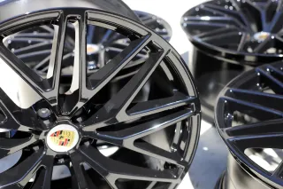 21 Zoll Macan Spyder III Spyder OEM Alufelgen 95b601025hj+hk Schwarz Black - Bild 10