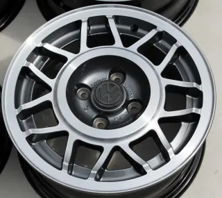 14 Zoll VW Golf 1 2 GTI Felgen Polo Caddy AVUS Snowflake 6x14 Cabrio Oldtimer - Bild 3
