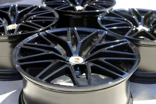 21 Zoll Macan Spyder III Spyder OEM Alufelgen 95b601025hj+hk Schwarz Black - Bild 3
