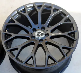 21 Zoll Original Mercedes AMG SL R232 43 53 55 63 A2324012700 A2324012800 9,5Jx21 ET56 + 11Jx21 ET67 Schwarz-Matt - Bild 4