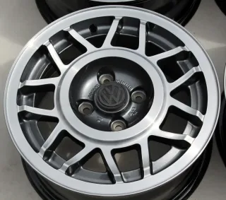 14 Zoll VW Golf 1 2 GTI Felgen Polo Caddy AVUS Snowflake 6x14 Cabrio Oldtimer - Bild 6