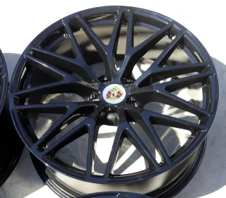 21 Zoll Macan Spyder III Spyder OEM Alufelgen 95b601025hj+hk Schwarz Black - Bild 6