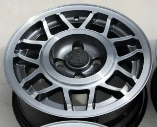 14 Zoll VW Golf 1 2 GTI Felgen Polo Caddy AVUS Snowflake 6x14 Cabrio Oldtimer - Bild 5