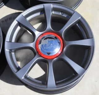 16 Zoll Fiat Turismo 500C 595C Alufelgen Abarth 6,5Jx16 ET35 51830198+51880397 - Bild 4