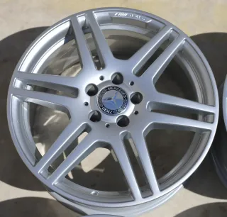 TOP 18 Zoll AMG E-Klasse Felgen W212 S212 W205 W204 W208 8,5x18 ET48 Silberfein - Bild 6