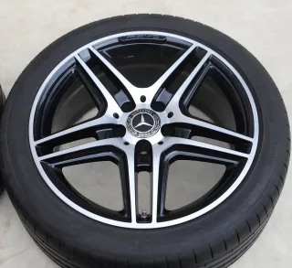 4 originale AMG Felgen 8,5x18 ET48 Mercedes 4matic W212 S212 A2124013602 BiColor - Bild 3
