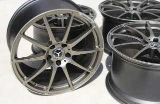 19+20 Zoll Felgen AMG SLS W197 GT A1974011002/1102 9,5 ET60 +11 ET68 Techgold Matt - Bild 1