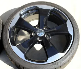19 Zoll Glendale VW Alufelgen Sommerrad OEM 7,5x19 5k0601025ab Continental 4-5mm - Bild 5