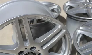 TOP 18 Zoll AMG E-Klasse Felgen W212 S212 W205 W204 W208 8,5x18 ET48 Silberfein - Bild 9