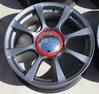 16 Zoll Fiat Turismo 500C 595C Alufelgen Abarth 6,5Jx16 ET35 51830198+51880397 - Bild 7