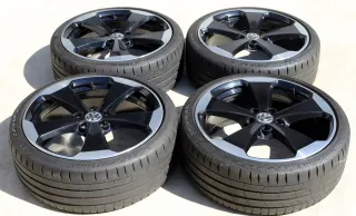 19 Zoll Glendale VW Alufelgen Sommerrad OEM 7,5x19 5k0601025ab Continental 4-5mm - Bild 2