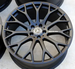 21 Zoll Original Mercedes AMG SL R232 43 53 55 63 A2324012700 A2324012800 9,5Jx21 ET56 + 11Jx21 ET67 Schwarz-Matt - Bild 3