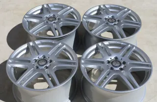 TOP 18 Zoll AMG E-Klasse Felgen W212 S212 W205 W204 W208 8,5x18 ET48 Silberfein - Bild 3
