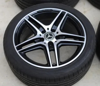 4 originale AMG Felgen 8,5x18 ET48 Mercedes 4matic W212 S212 A2124013602 BiColor - Bild 5