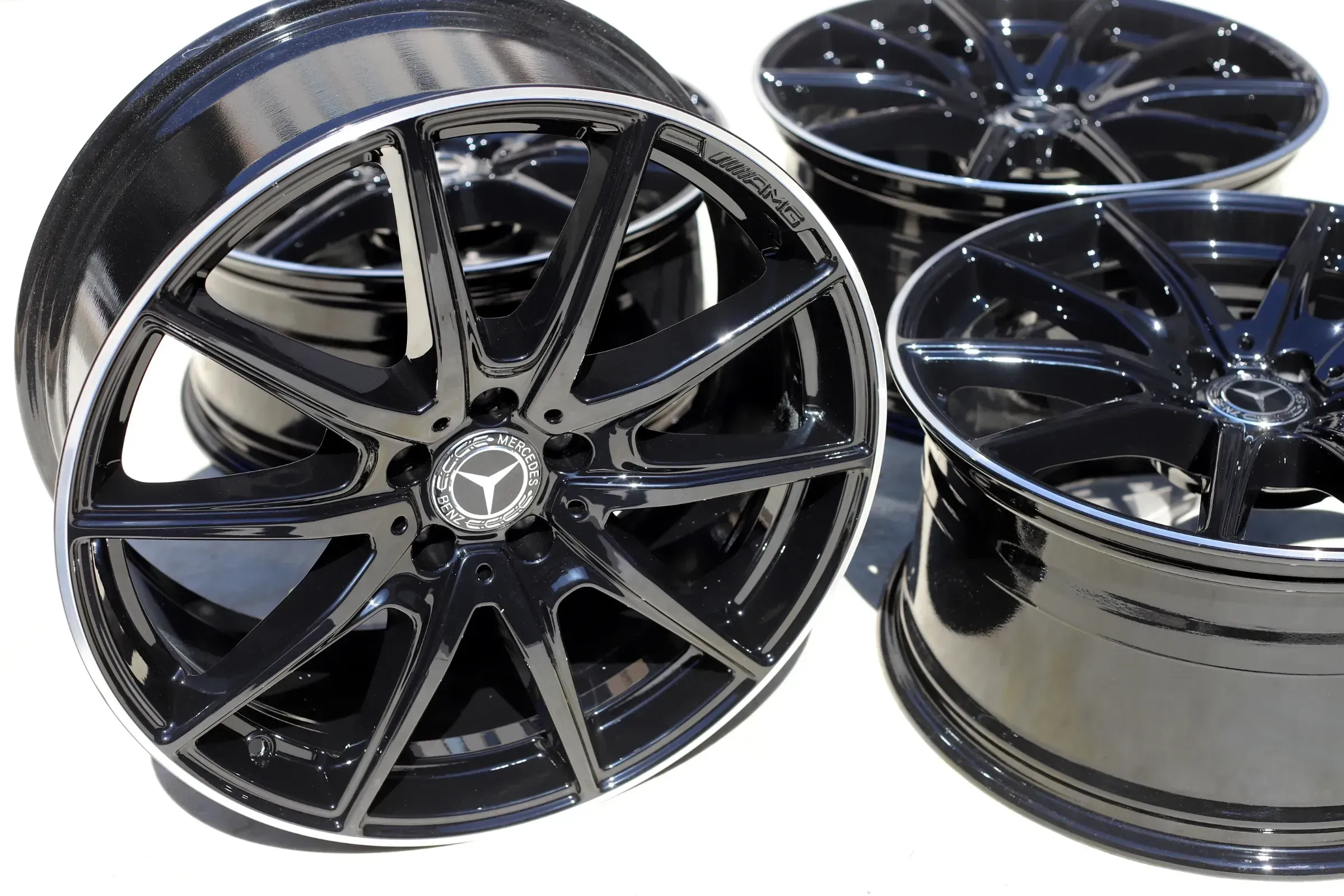 20 Zoll AMG A222 W212 W213 Alu-Felgen S-Klasse S63 S65 8,5+9,5J A2224014000+4100 - Bild 1