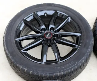 18 Zoll Original MINI Clubman M+S F54 JCW Winterräder 205-45 R18 6887611 Schwarz - Bild 5