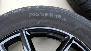 18 Zoll Original MINI Clubman M+S F54 JCW Winterräder 205-45 R18 6887611 Schwarz - Bild 7