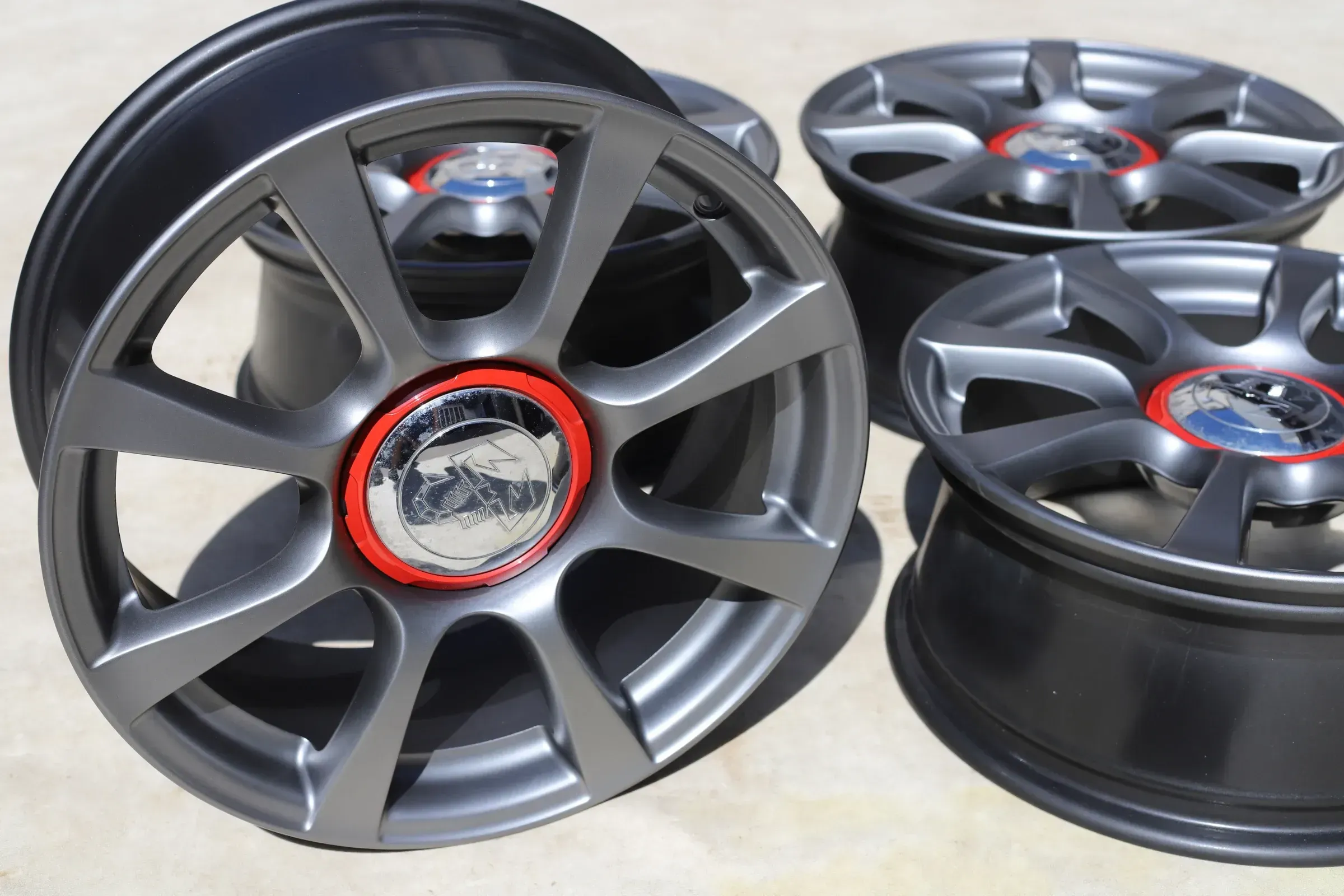 16 Zoll Fiat 500 595 Alufelgen Abarth 6,5J 51830198+51880397 - Bild 1